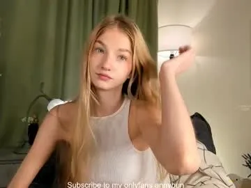 _annybunny_ — GOAL: gently touch my body [55 tokens remaining] I'm nabifI'm back he he #blonde #18 #teen #natural #bigboobs