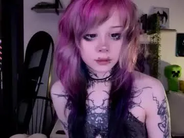 _lollyshy_ — GOAL: KISS U [25 tokens remaining] Hey!Welcome to my room!<3 #18 #emo #teen #cute #goth
