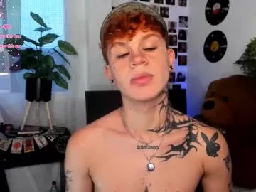andreewwolffman — hi [5 tokens left] LET'S REACH OUR FANTASIES IN MY HEAVEN CUM PTV IS ON 18TKS #18 #cum #redhair #bigcock #lovense