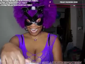 blacksirenqueen — HAPPY HUMP DAY// BNWO W/ YOUR FAV BI DOMME QUEEN SIREN - Goal: FREAKY PASSWORD SHOW [3395 tokens left] #sissy #bigboobs #ebony #mistress #sph