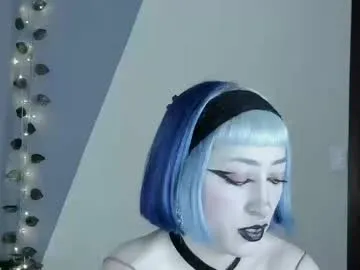 blueberry____ — Current Goal: show tongue + milk  at 50 tokens -- Next Goal: AHEGAO + milk -- Your vamp favorite wish your milk   #goth #ahegao #blowjob #saliva #feet