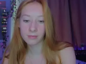candy_flosse — GOAL: Shake my ass [23 tokens remaining] Welcome to my room i dont mind if you gonna vibe me with my fav 25/66/111 vibes #shy #teen #cute #lovense #redhead