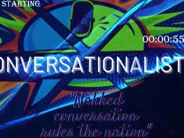 conversationalistx — Goal: remove 1 shirt #dance  #party #gaming #daddy #gniger - Next Goal: exotic dance standing