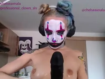 eloise_brown_ — I'm your BDSM Clown Girl/GOAL: ANAL #goth #bdsm #ahegao #slave #dirty / hair purple  [2499 tokens remaining]