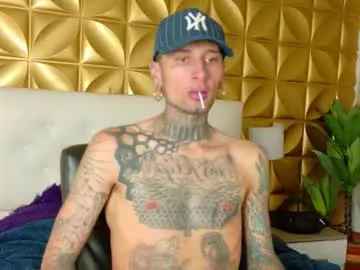 hellboyinked — Hellboyinked's room #tattoos #bigcock #cum #latino #skinny
