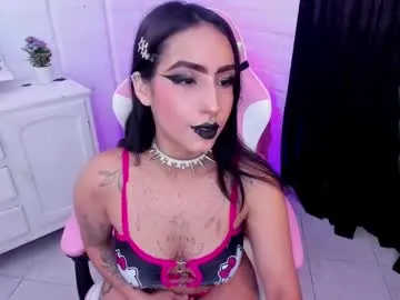 nyx_blackmoon — Make my dreams come true by rocking my toy  - Goal: Lick fingers  #goth #hairy #squirt #asian #latina