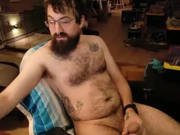 stonerboy71009 — woke up so horny  #thickcock #hairy #bearded #tattoos #edging
