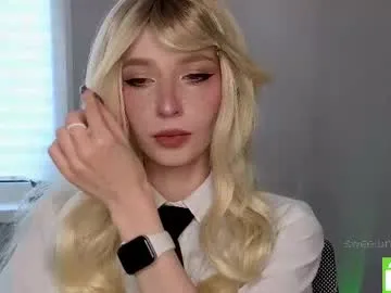 sweetuniporn — Welcome to my room!  im back! try 66/100/160/333*(**) // GOAL: show outfit and tease [99 tokens left] #young #18 #blonde #cosplay #shy
