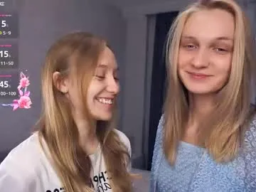 tobicovitt — GOAL: Start kissin! We back after dayoff! [22 tokens remaining] Hello! We are Mary and Lilly! Let's shine with us! #new #couple #18 #shy #blonde