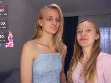 tobicovitt — GOAL: Make our kisses deeper <3 [55 tokens remaining] Hello! We are Mary and Lilly! Let's shine with us! #new #couple #18 #shy #blonde