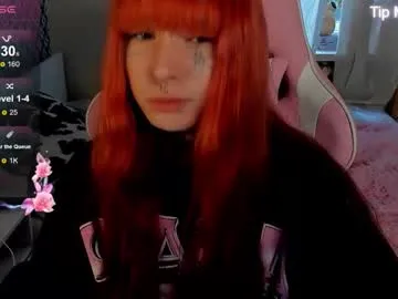valerie_dolls — GOAL: body tour [66 tokens remaining] Welcome to my room! #goth #redhead #smalltits #tattoo #piercing
