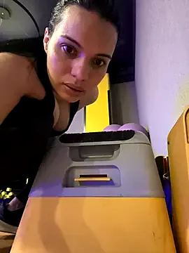 Anavalle — using a dildo in the gym bathroom 