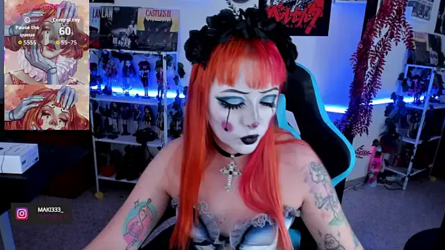 Makii_33 — top off and play nipples